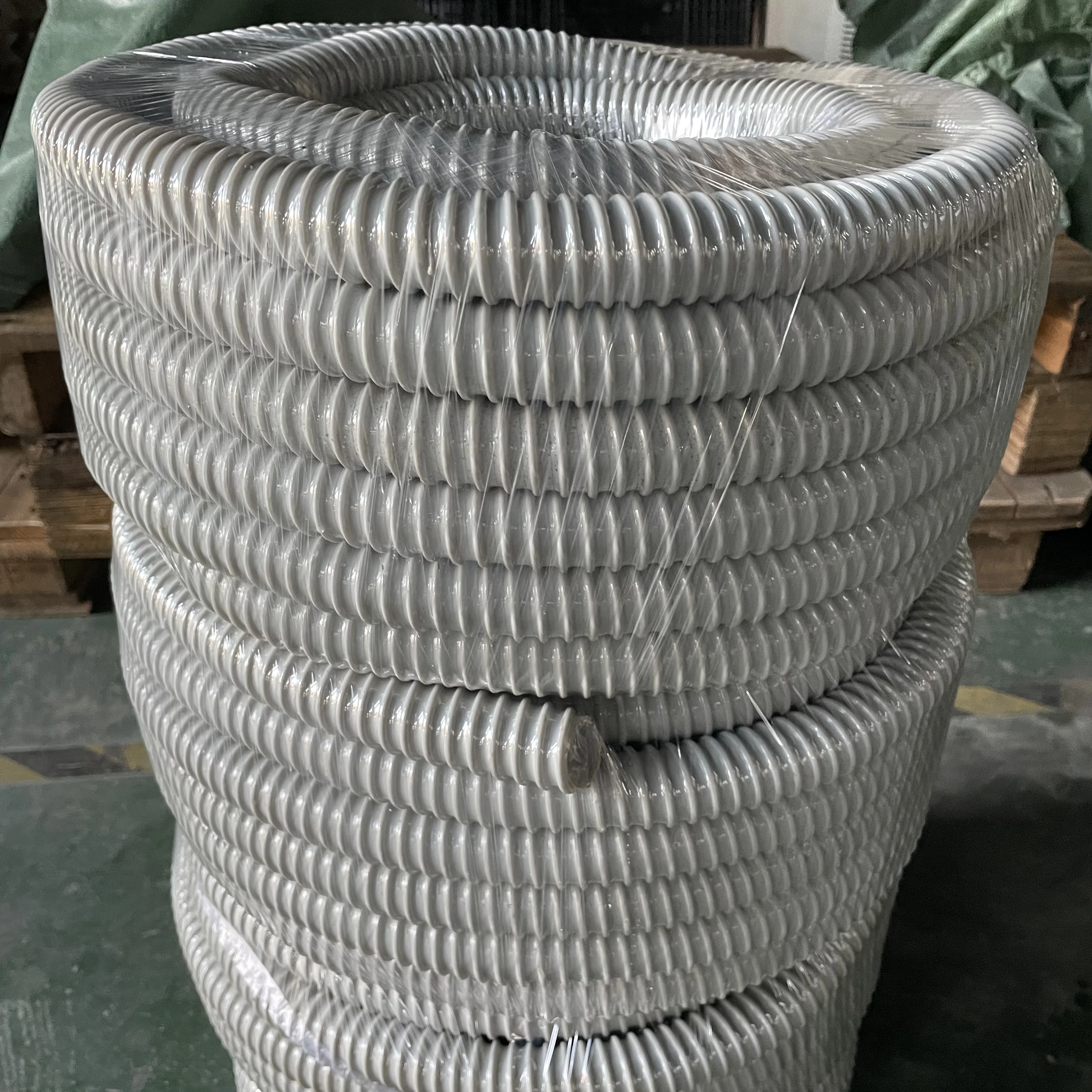 PVC suction and pressure  hose for liquids  water pump hose PVC spiral hose  reinforced plastic pipe  air conditional drain pipe