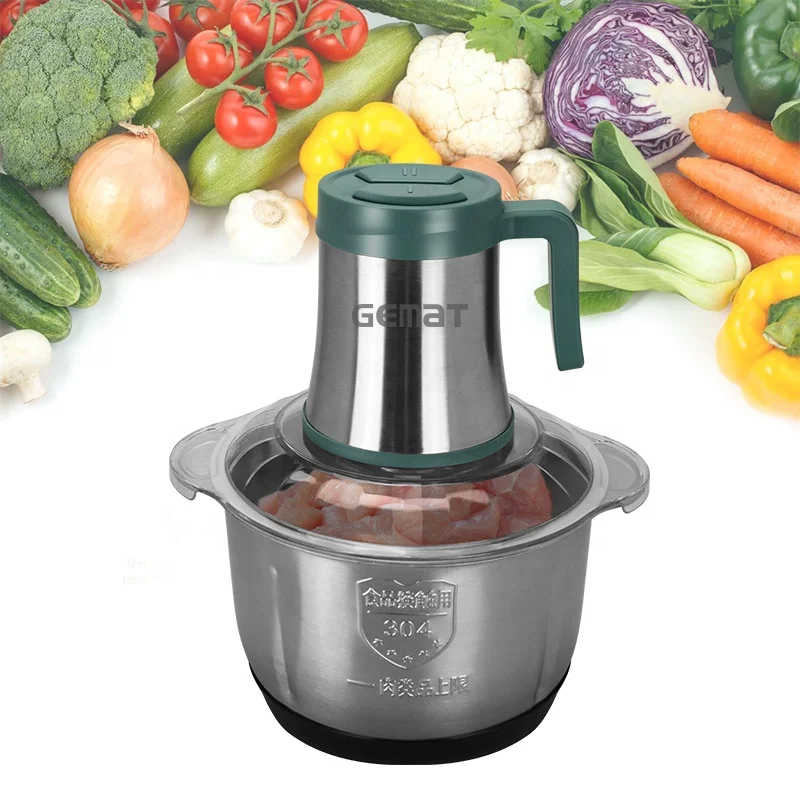 5L household kitchen meat grinder stainless steel chopper blender 5L 1000w multi garlic vegetable food processors meat mincer