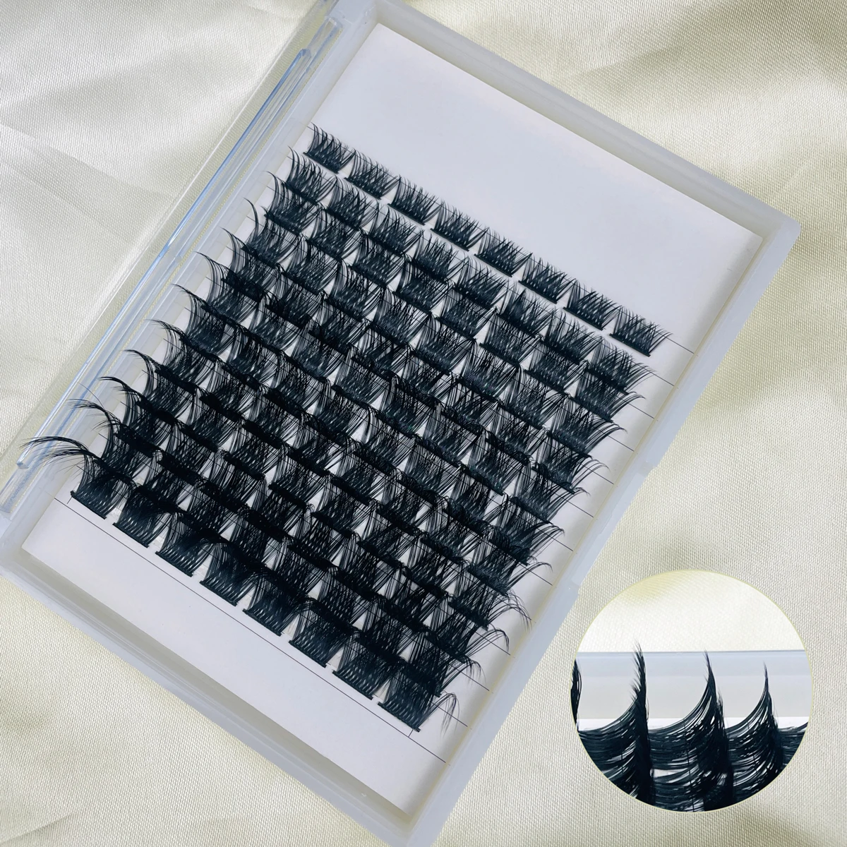 DIY Individual Lash Clusters Vegan Pre-cut Segment Lashes Eyelashes Cluster Extensions Kit