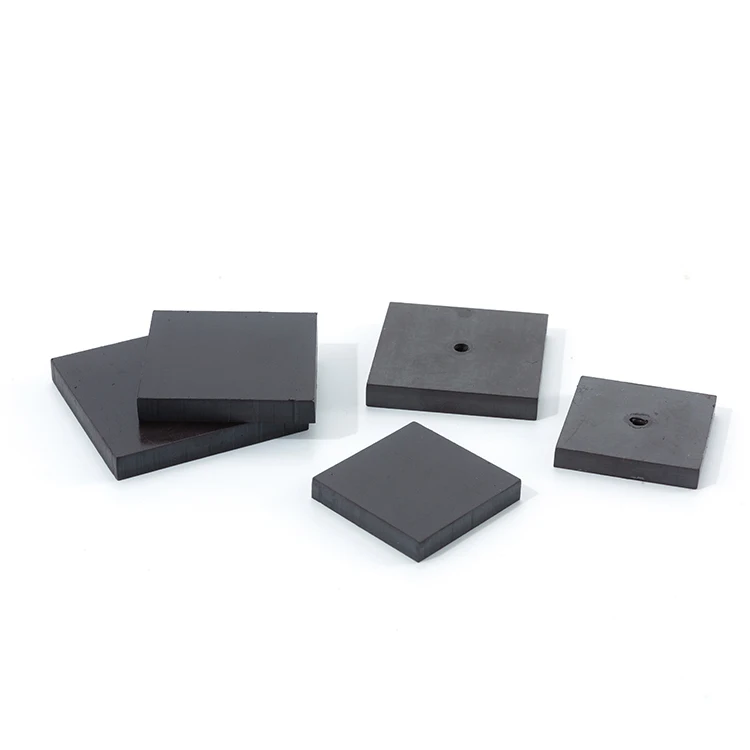 2022 hot sale factory main product rubber magnet brown square punch magnet for clip