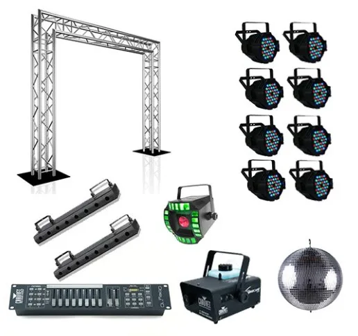 Aluminum Goal Post Spigot Wedding Truss Lighting Frame Truss Structure System Design