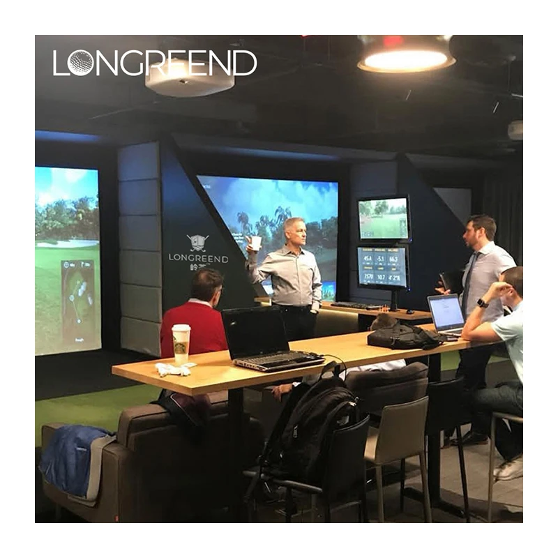 LONGREEND Golf training aids Home indoor golf Automatic ball return Golf simulator