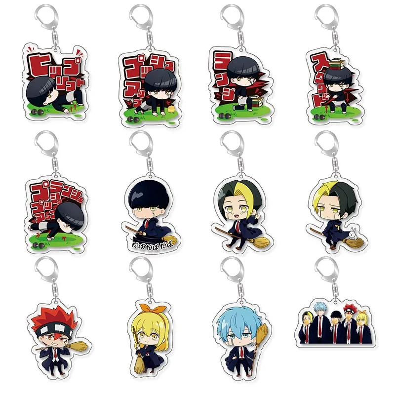 Anime Mashle: Magic and Muscles Cartoon Anime Acrylic Cheap Engraved Acrylic Charm Keychain