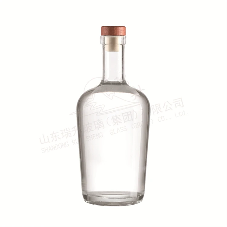 Luxury 200ml 375ml 500ml 700ml 750ml 1000ml Oslo Liquor Gin Whisky Bottle Empty Flint Vodka Glass Bottle