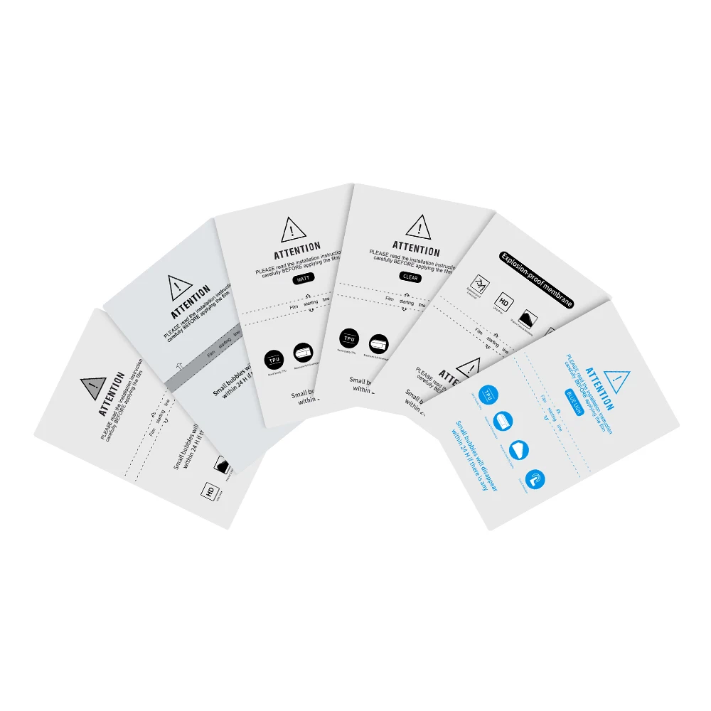 Оптовая продажа с фабрики, Защитная пленка для экрана из гидрогеля, анти-синяя HD Прозрачная термополиуретановая пленка для резки