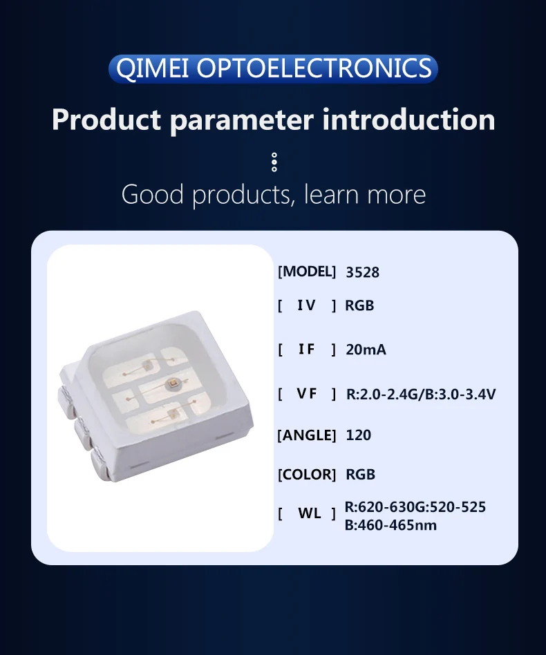 Factory Promotion Free Sample 5050 3528 2835 5730 3030 SMD Led High Luminous SMD 2835 LED Common Anode Led Rgb Chip Led 8050 120