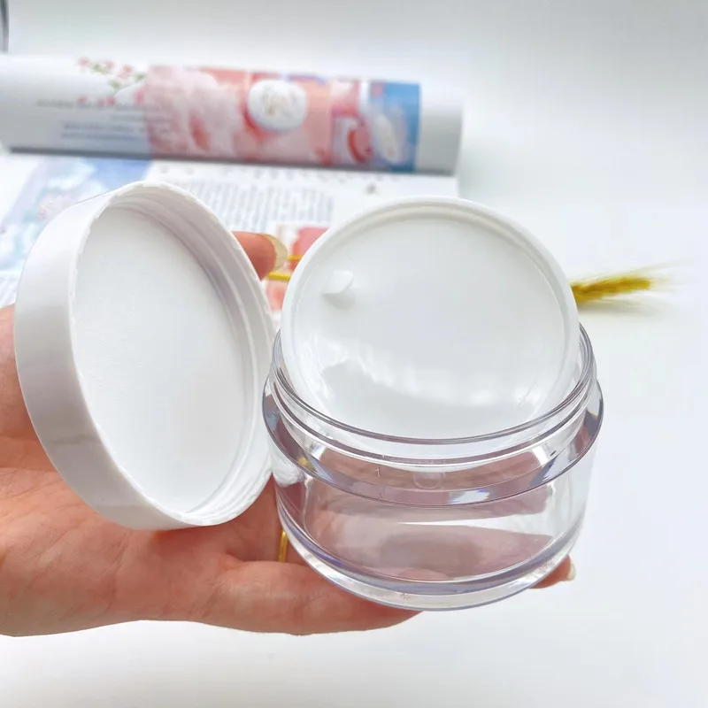 Customized wholesale 250g sleep tank plastic wide cream cream bottle cream mud film packaging material packaging