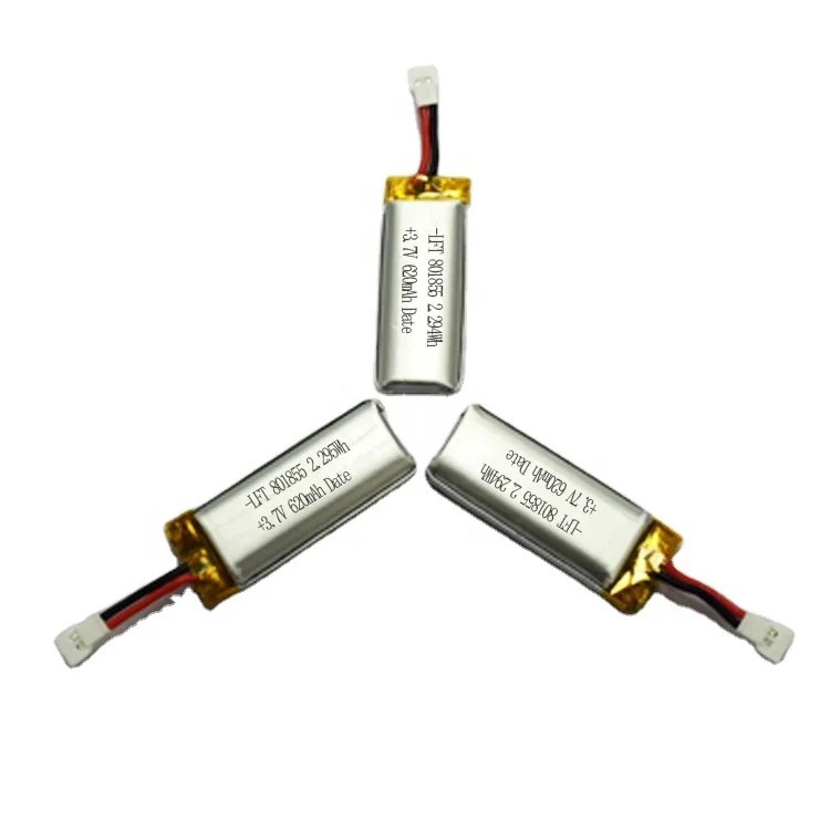 Factory supply 3.7V lipo battery 25C 620mah lithium battery for rc helicopter craft model airplane 801855
