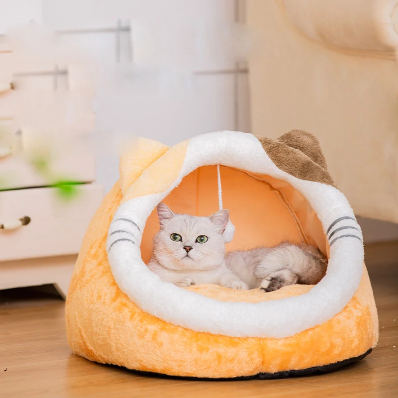 Small Animal Bed Hot Selling Four Seasons Multi-purpose Soft Plush Cat Kennel Mat Pet Beds Accessories