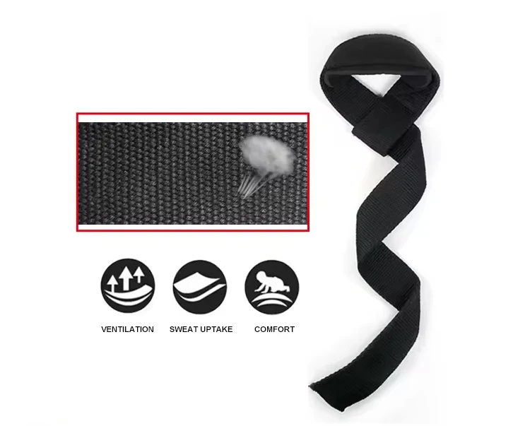 Men Women Support Lifters Deadlift Straps Hard Pull Exercise Straps Gym Power Workouts Lifting Wrist Wraps