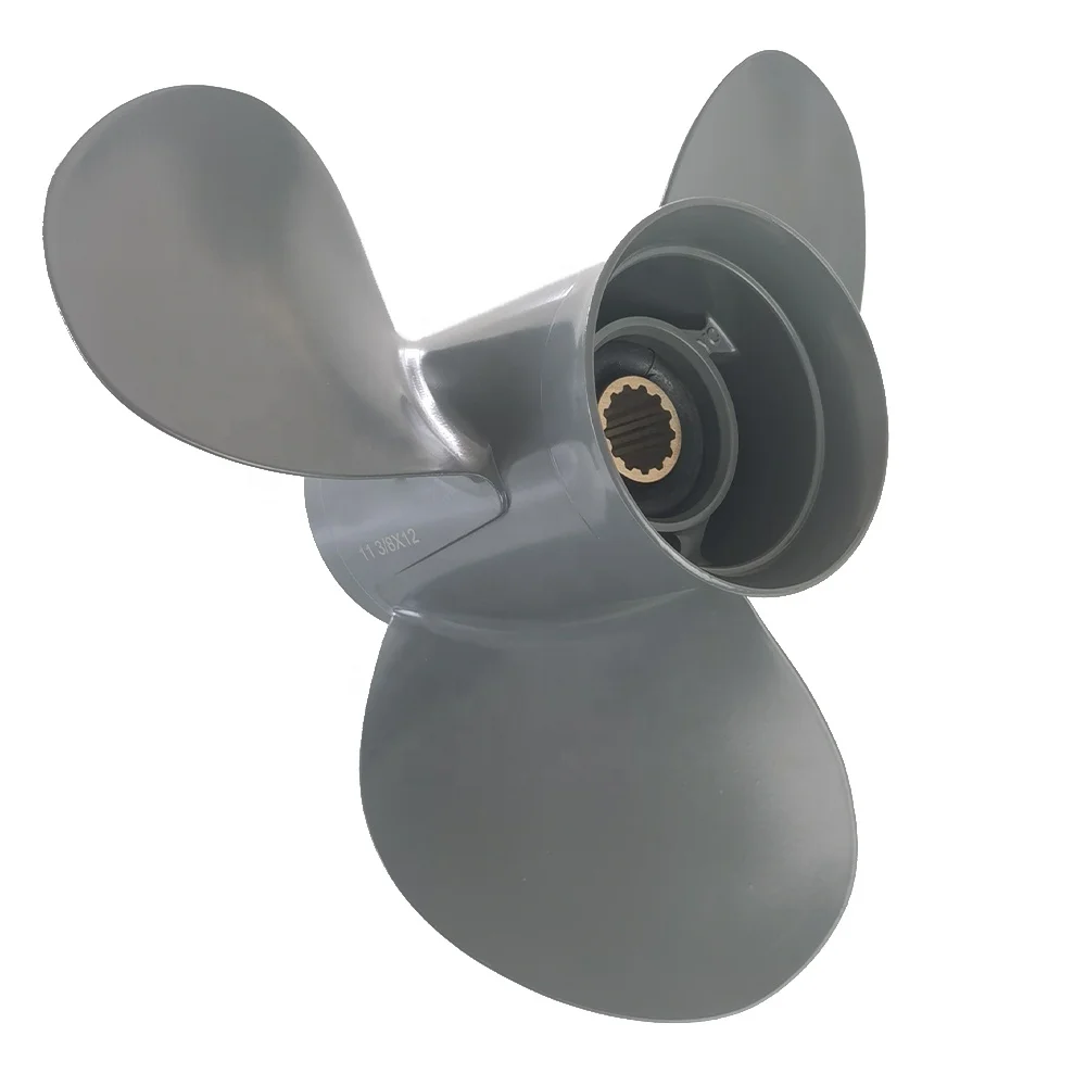 Factory Custom Most Popular inboard boat engines 12 1/4x9 ALUMINUM 35-60 HP Marine Propeller for HONDA