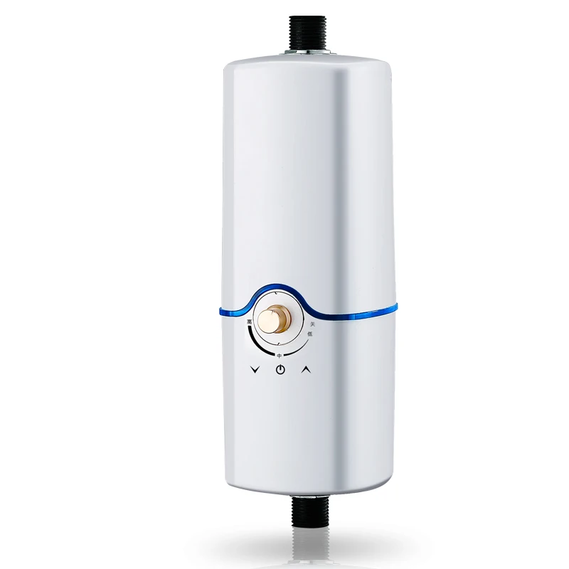 2021 New Tankless Instant Electric Mini Water Heater Geyser with Shower Head Plastic Ce OEM Wall Mounted C1 Free Spare Parts 220