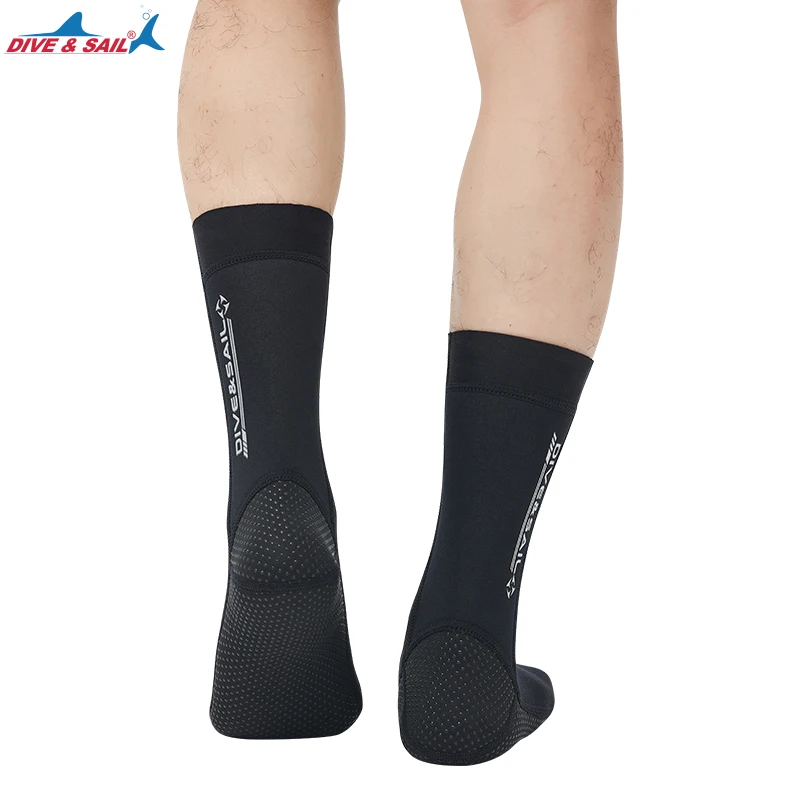 DIVE&SAIL Dive Equipment Swimming Snorkeling Surfing Sand Beach Sock Men Women Anti Slip 3mm Neoprene diving socks