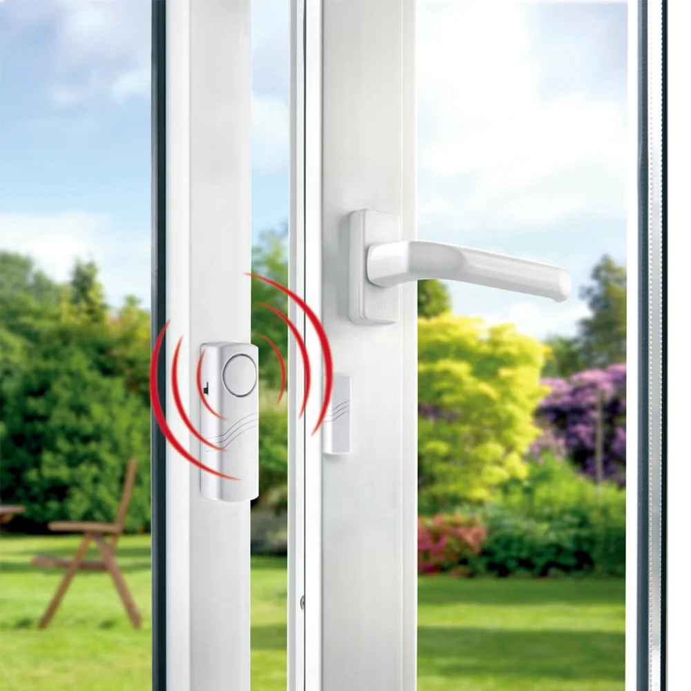 Door Window Alarm Wireless Door Window Contact Sensor Alarm with 120dB Sound   Door Alarms for Your Home Security