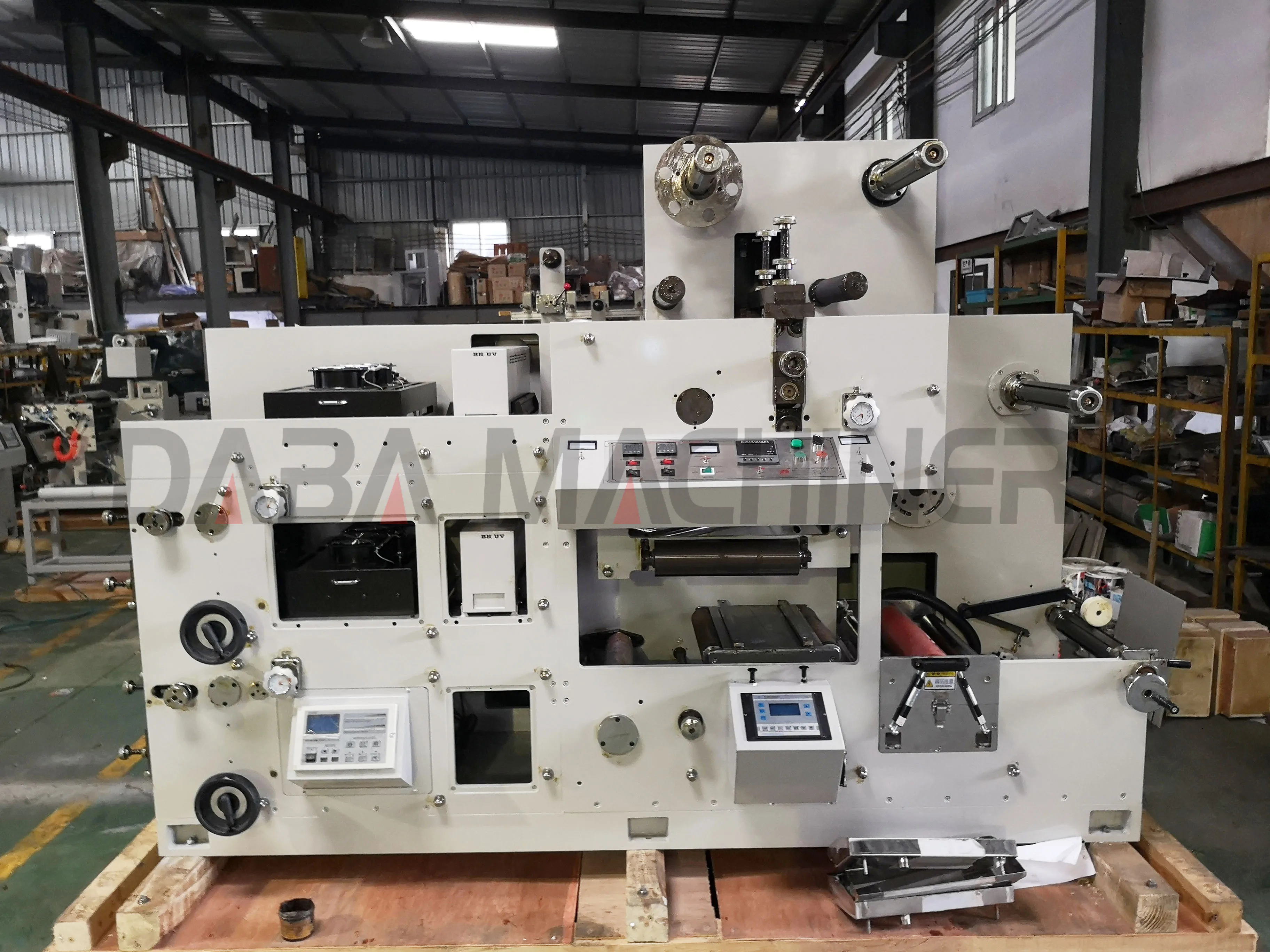 DABA Flexo label vinyl sticker printer printing and die cutting machine