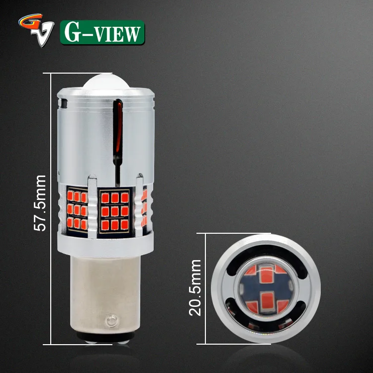 Auto lighting system car back lamp 12v 24v  ba15d auto light led tail lamp led car bulb lights 1157 canbus