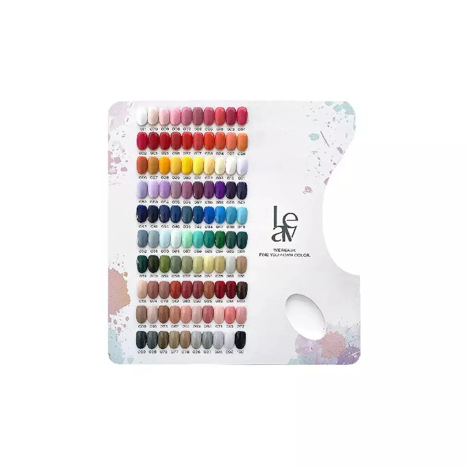 Hot Sales Bulk Wholesale Semi-cured UV Gel Customized Nail Decoration Korean Gel Nail Polish Sticker