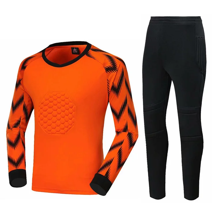 Custom Printing Goal keeper Soccer Training Set Design Long Sleeve Goalkeeper Goalkeeper Jersey