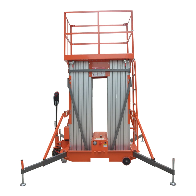 Top Selling 4-18m Mobile Trailer Hydraulic Aluminium Ladder Lift