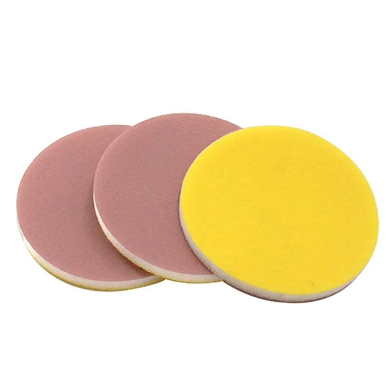 
2inch pink sponge sanding block with hook and Loop 