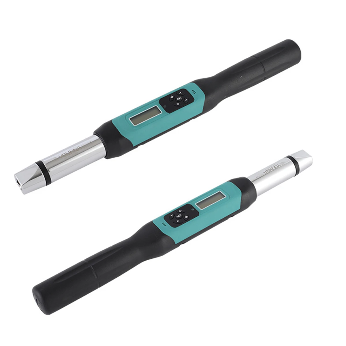 Hand tools adjustable open head interchangeable c digital torque wrench spanner
