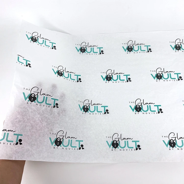Brand Logo Printed Custom Tissue Wrapping Silk Paper , Gift Packaging paper