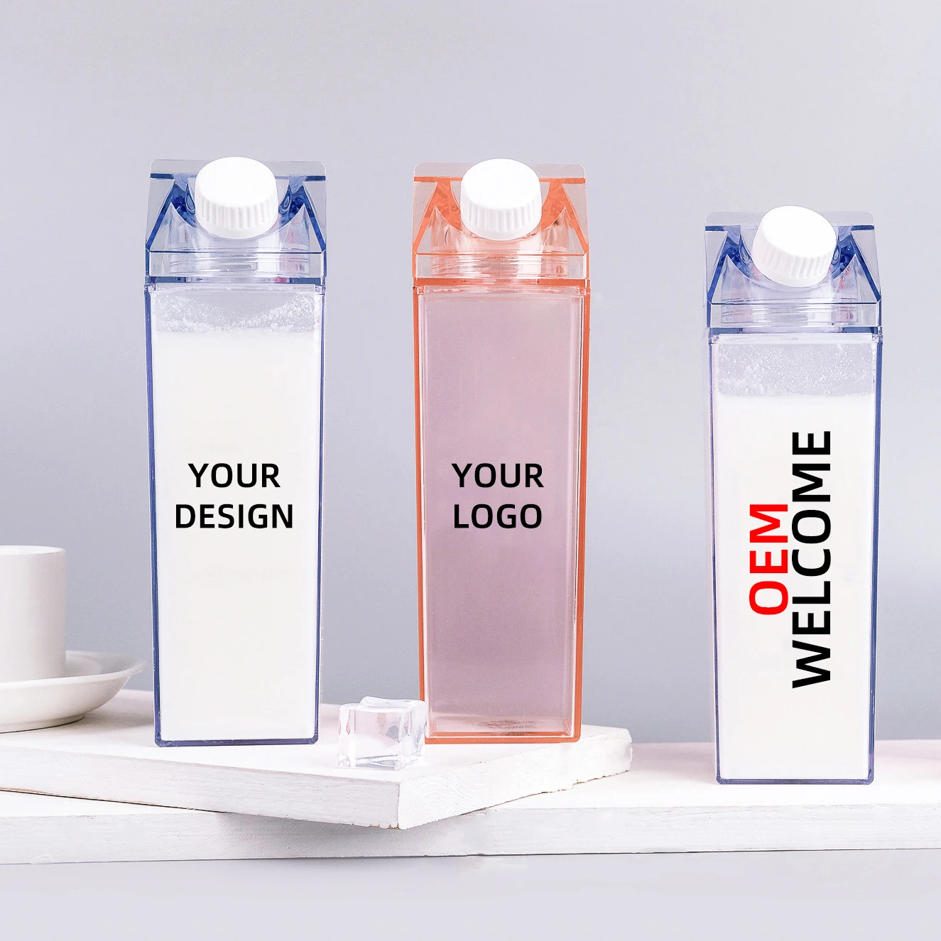  Cool-Chunlong Drink Ware Co Ltd Экологически чистая коробка для молока 1000 мл прозрачная пластиковая бутылка воды с логотипом на