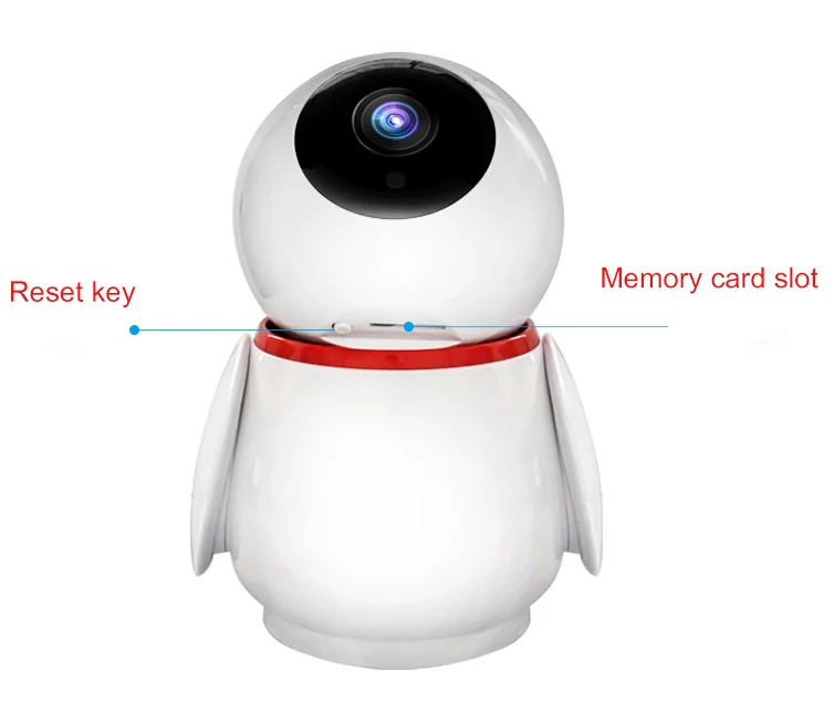 Penguin Cloud storage monitoring camera wireless mini ip Home Security 720p camera Supporting IOS Android