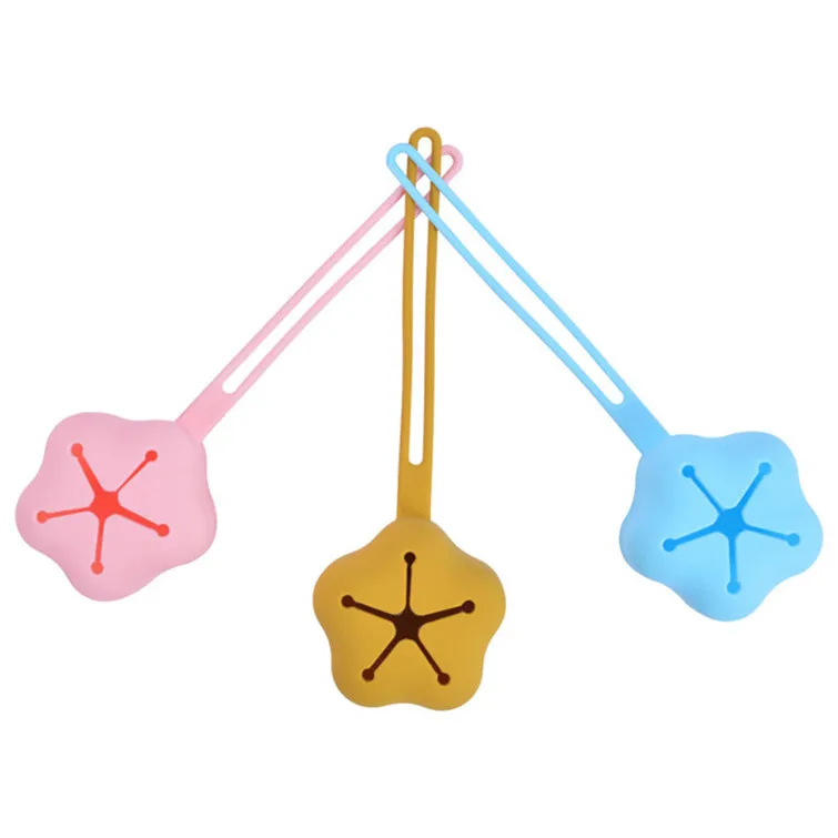 Custom Chew Teether Pacifier Holder Rubber Teether Baby Nipple Case Silicone Soother Clip Pacifier Bag