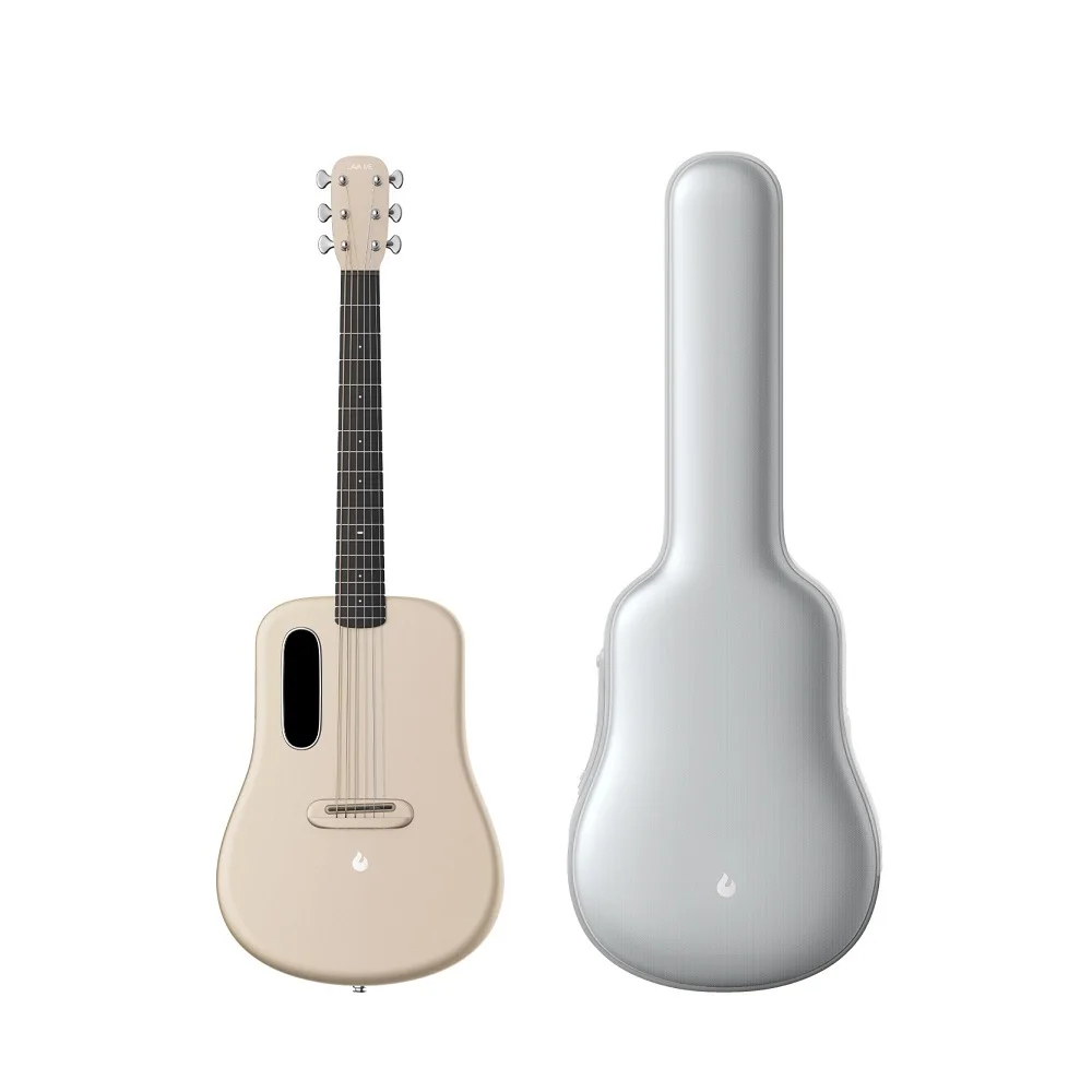 LAVA ME 3 Smartguitar, Carbon Fiber Acoustic Guitar with Tuner, Recording and Beat Functions, Multiple Performance Effects