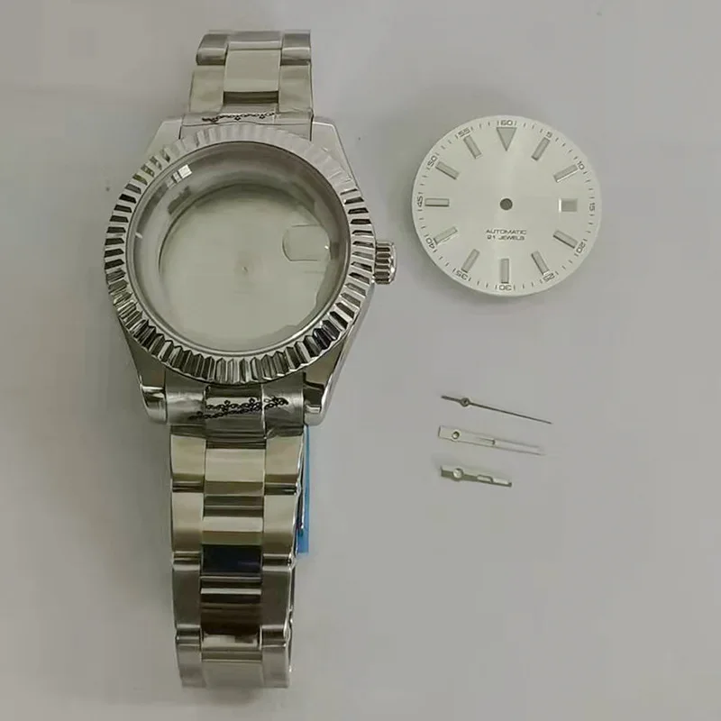 Original luxury custom 316L stainless steel watch case dial Three/five Beads Strap Combination set