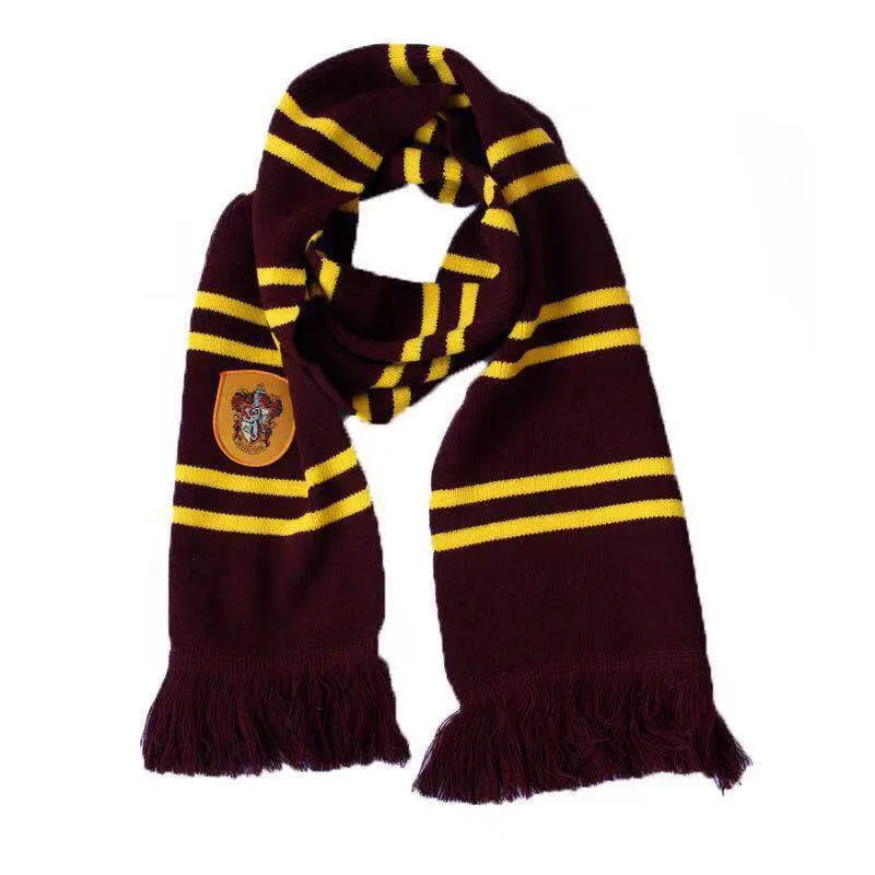 Wholesale High Quality Scarf Harry Acrylic Potter Large Thick Adult Women Men Scarf Knitting Soft Scarves