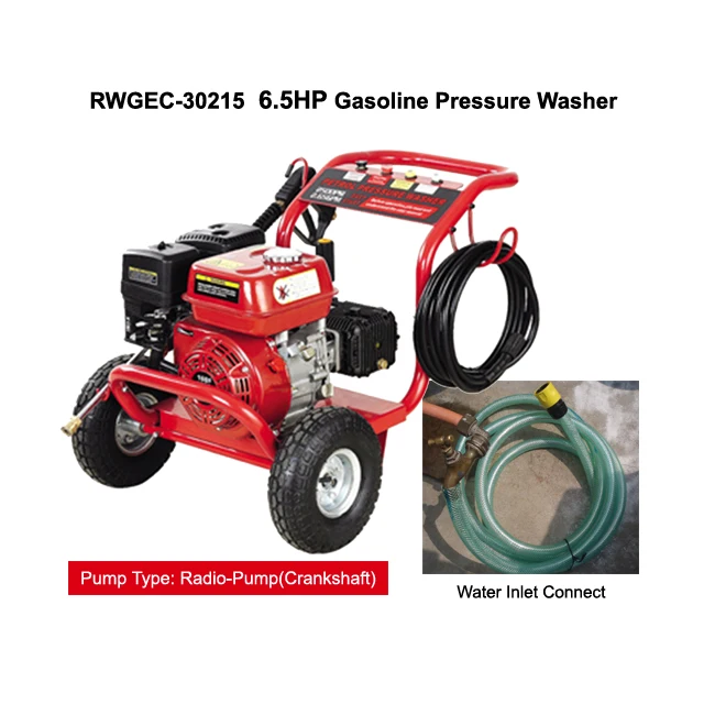 6.5HP Gasoline High Pressure Washer Portable Gas High Pressure Cleaner Water Jet Cleaning Equipment Petrol Car Washer Machine