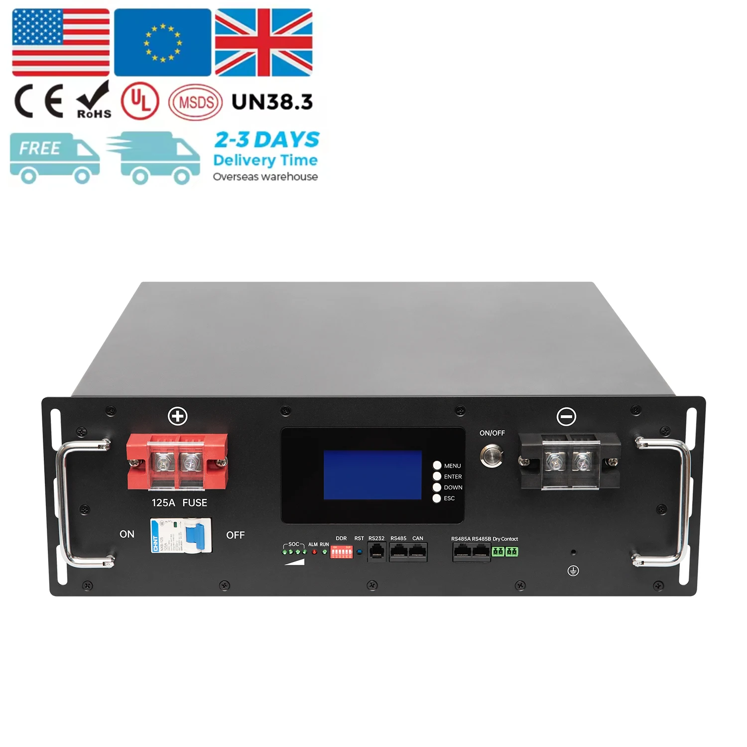 Домашняя батарея для хранения энергии 48 В 24 300Ah 200Ah 51 2 72 12V100Ah 150Ah 280Ah 12 100Ah 3 Lifepo4