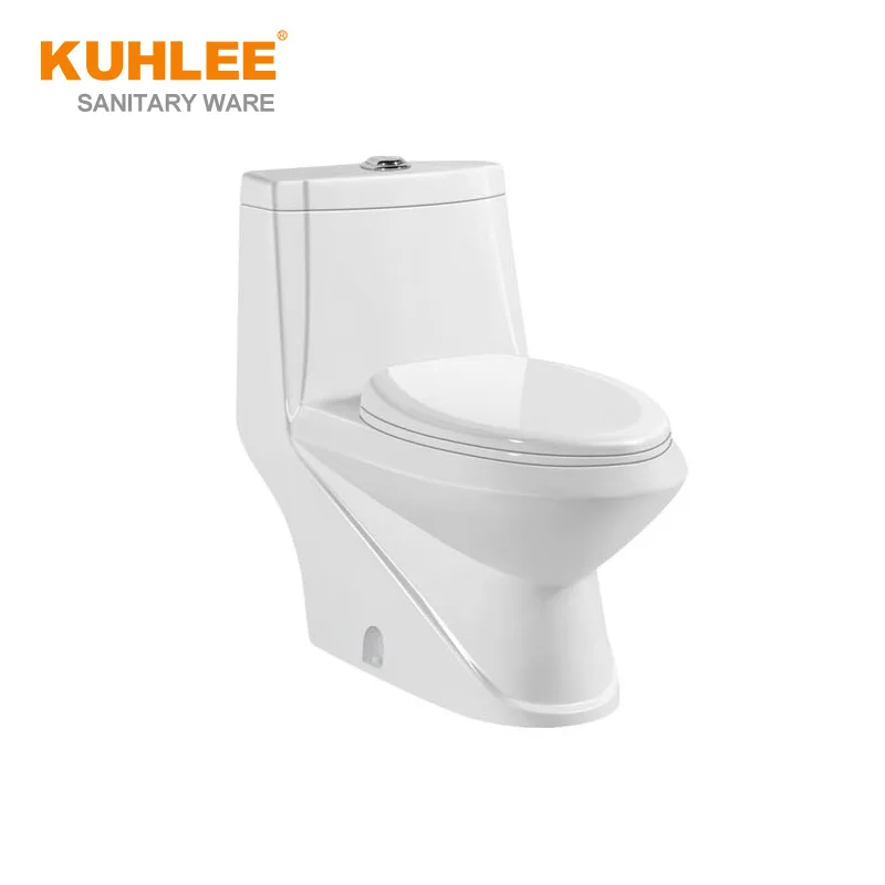 Hot Selling Sanitary Ware Toilet Suite Factory Ceramics Public WC Bathroom One Piece Toilet Seat Equipment For Home