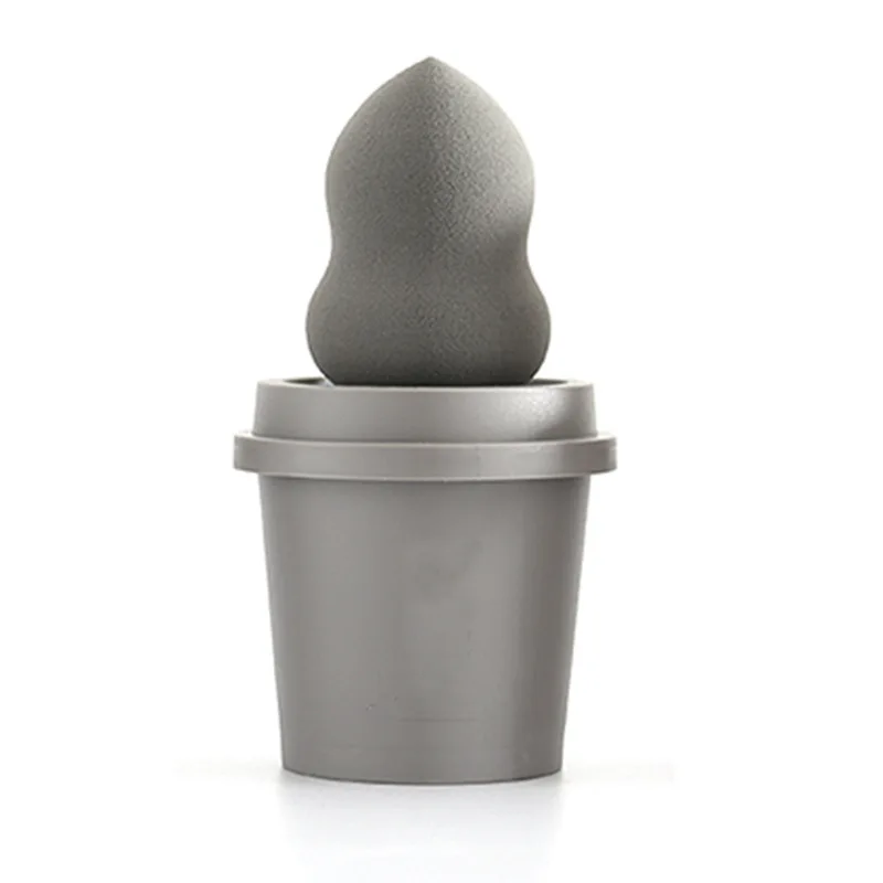 Beauty Egg Cosmetic Blender Customize Make Up Sponge Private Label Latex Free Coffee Cup Makeup Sponge