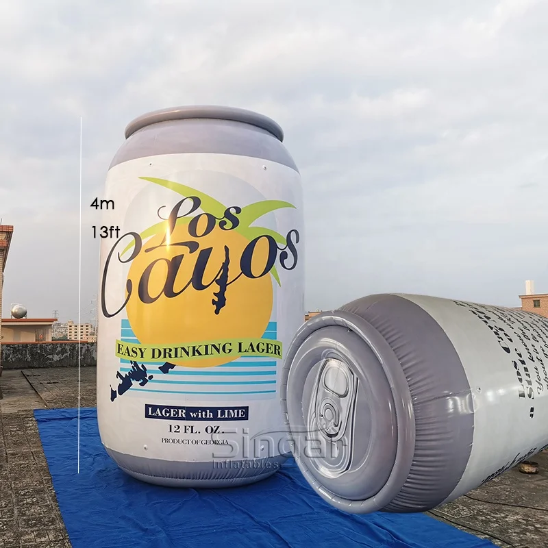 Custom inflatable product inflatable beer soda can bottle