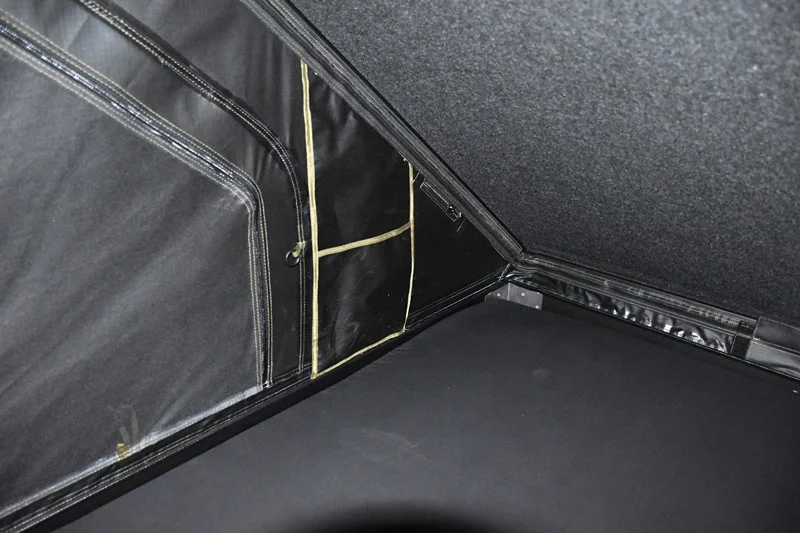 Overland Triangle Camping rooftop tent Aluminum Clam Hard shell Roof Top Tent