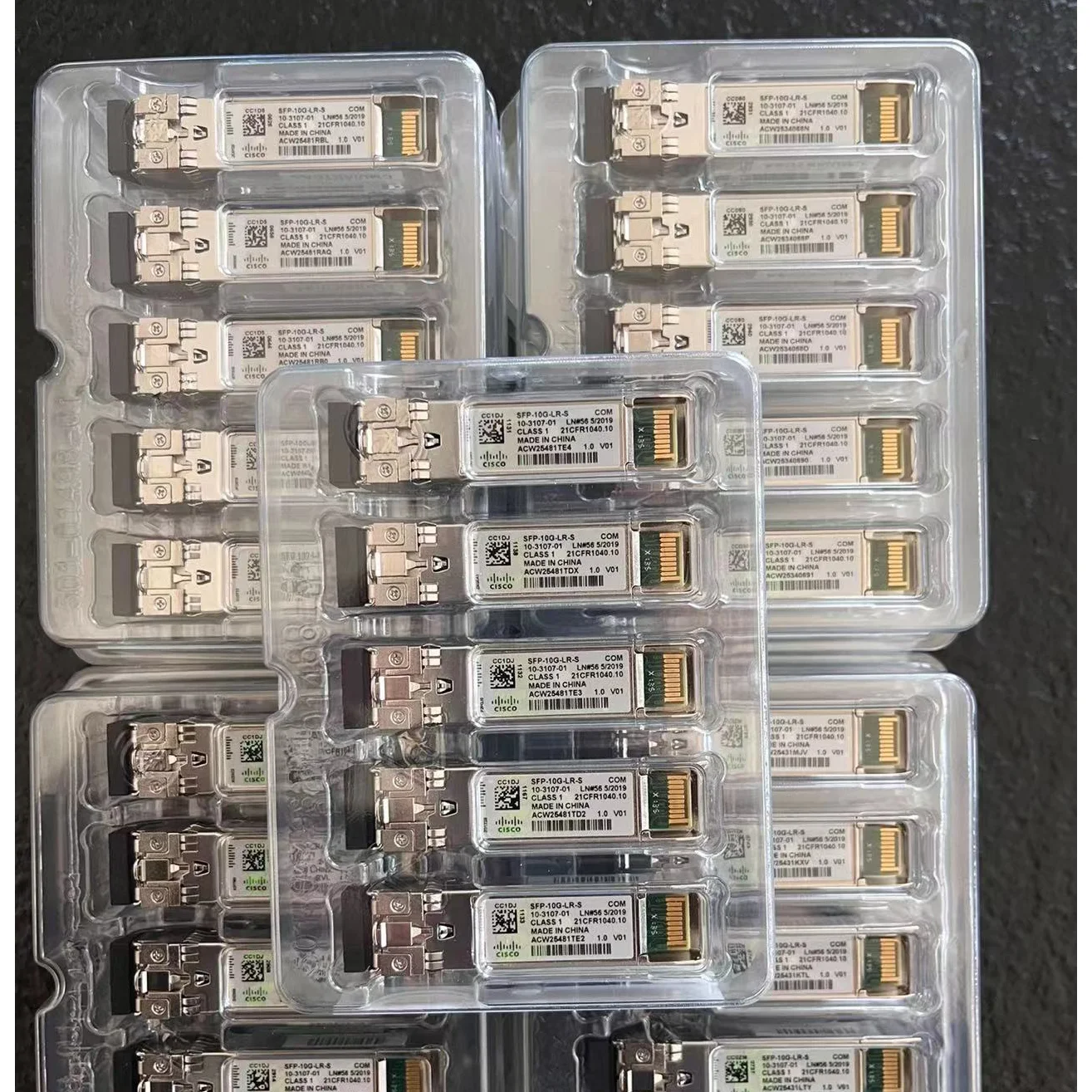 Cisco SFP-10G-LR-S 10GBASE-LR SFP+ 1310nm 10km DOM Duplex LC SMF Optical Transceiver