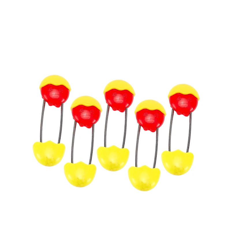 
Plastic & stainless steel chicken shape baby safety pins safe pins for locking baby cloth diapers 