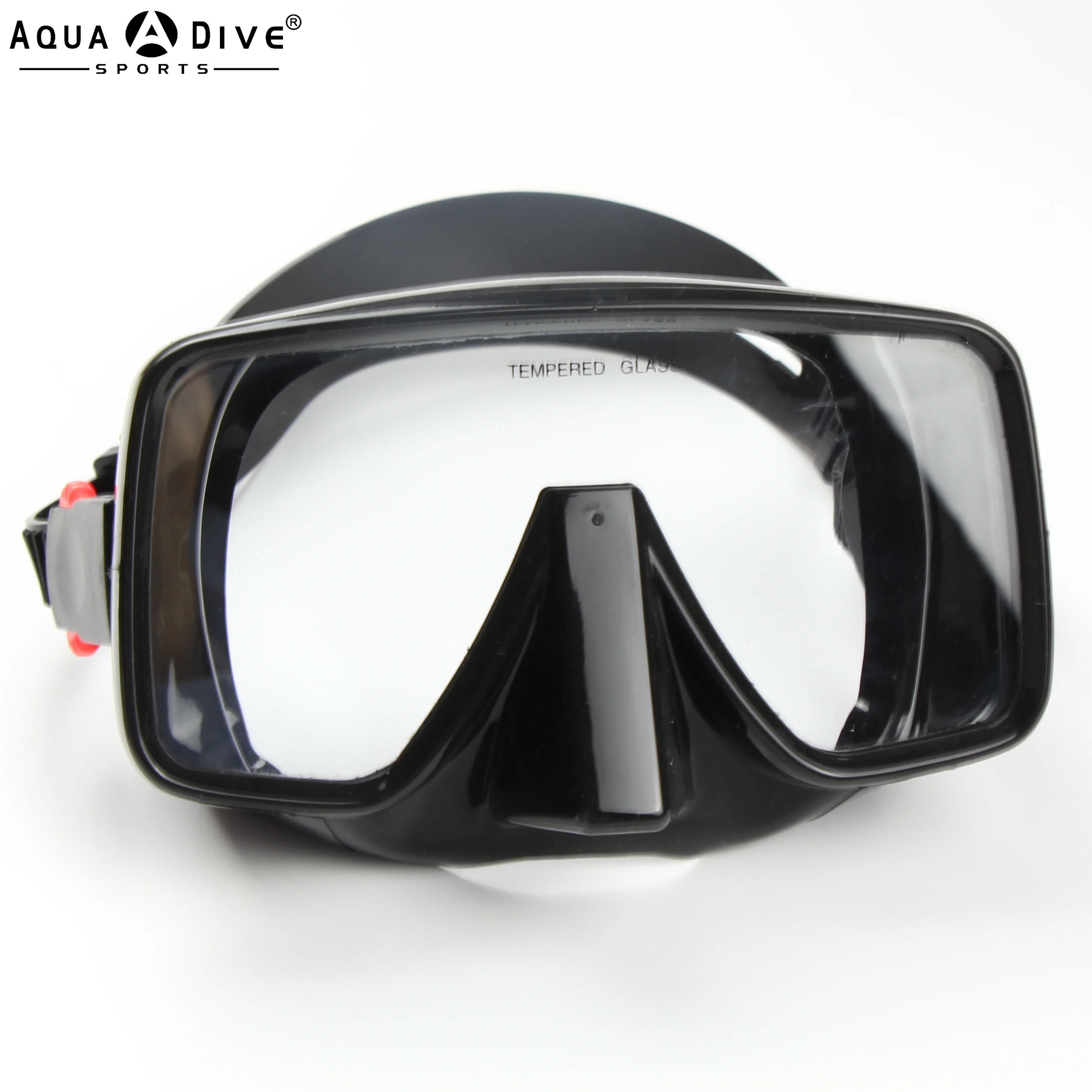 Factory Frameless Anti Fog Scuba Diving Goggles oval Snorkeling Tempered Glass Wide View single lens Dive Mask