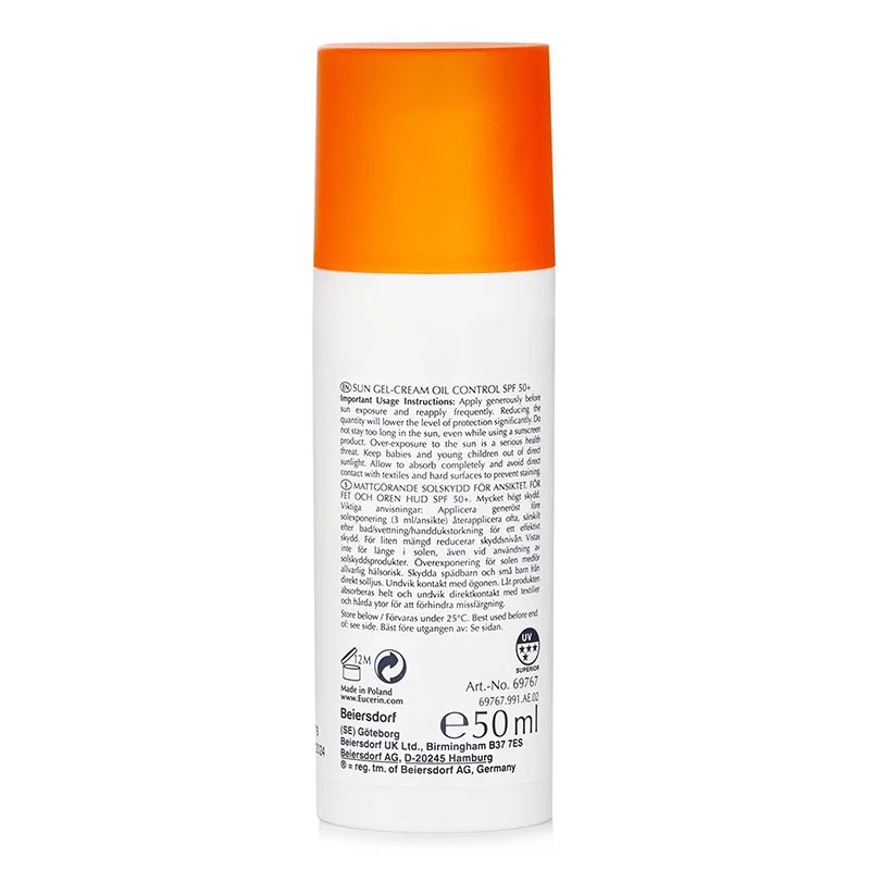 Sunscreen Waterproof and Sweatpro Refreshing Oil Control Facial Sunscreen 50ml Anti-Sweat Moisturizing Isolation  Makeup