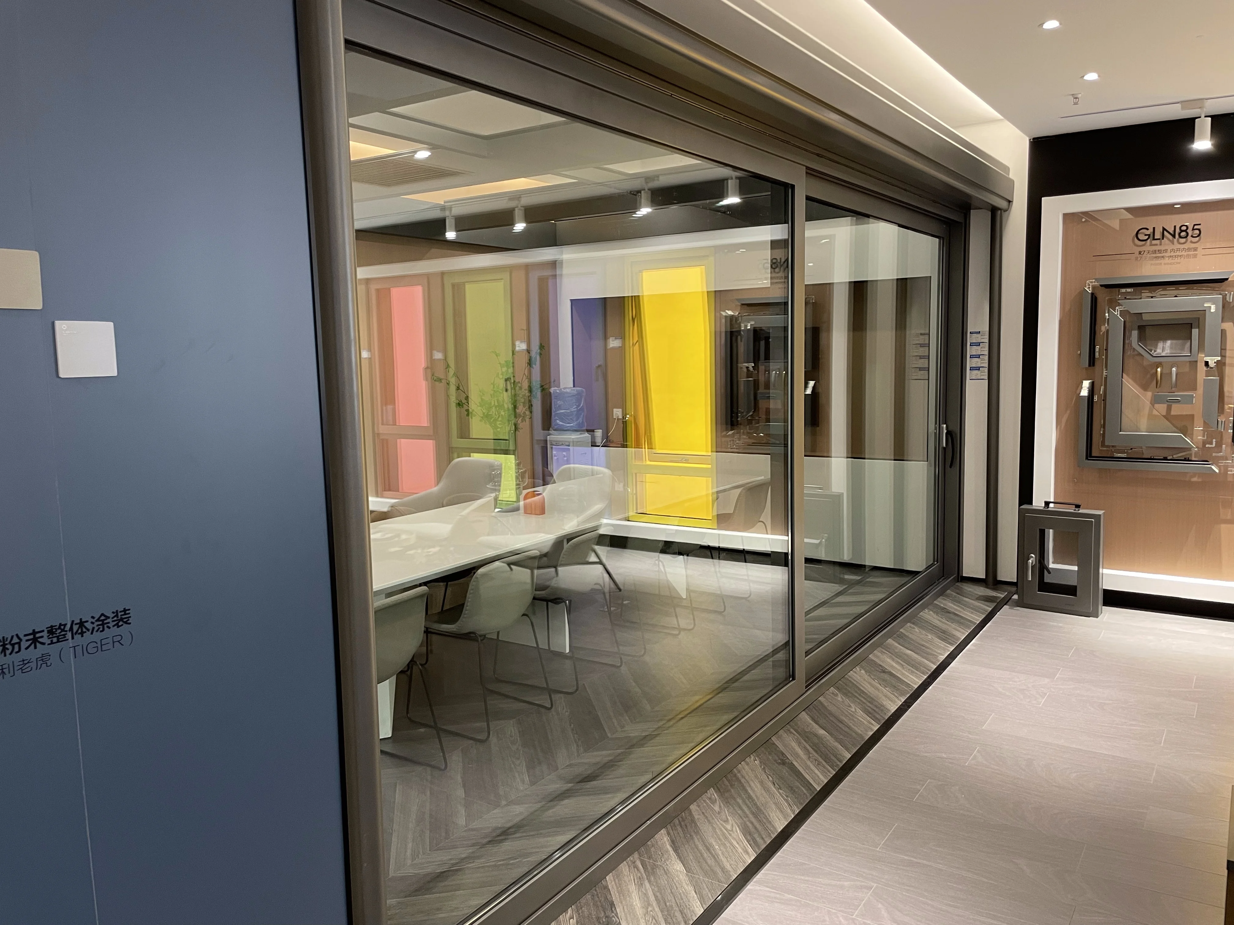 Modern  GLT160  LEAWOD Thermal Break Glass Aluminum  Sliding Door Profile Design