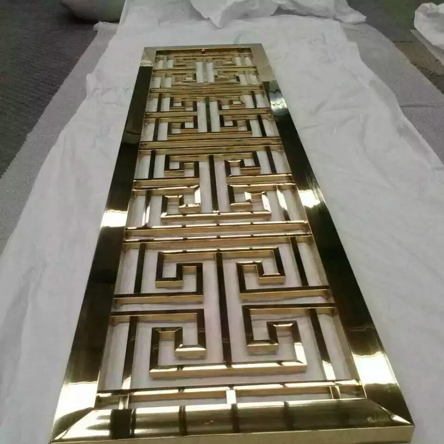 
Room Divider Wall Partition Laser Cut Decorative Metal Screen For Interior 