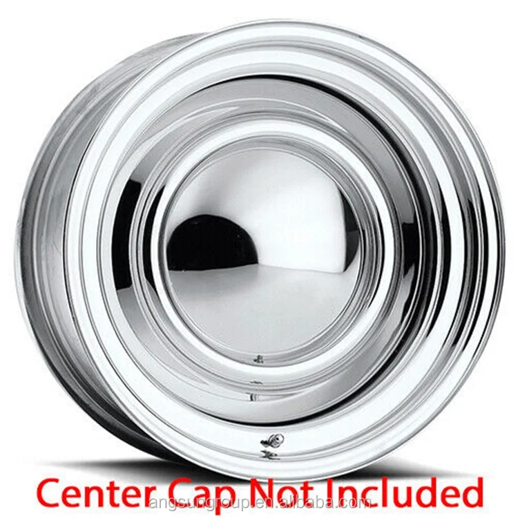 Chinese factory high quality 15 16 inch 5x114.3  5x120.65 smoothie chrome classic steel wheel rim
