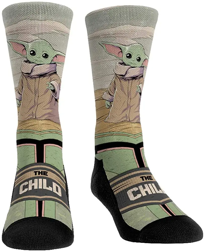 
Оптовая продажа, уличные спортивные носки на заказ, высокое качество 2021, лидер продаж на Amazon, Дышащие Носки с рисунком Yoda для детей 