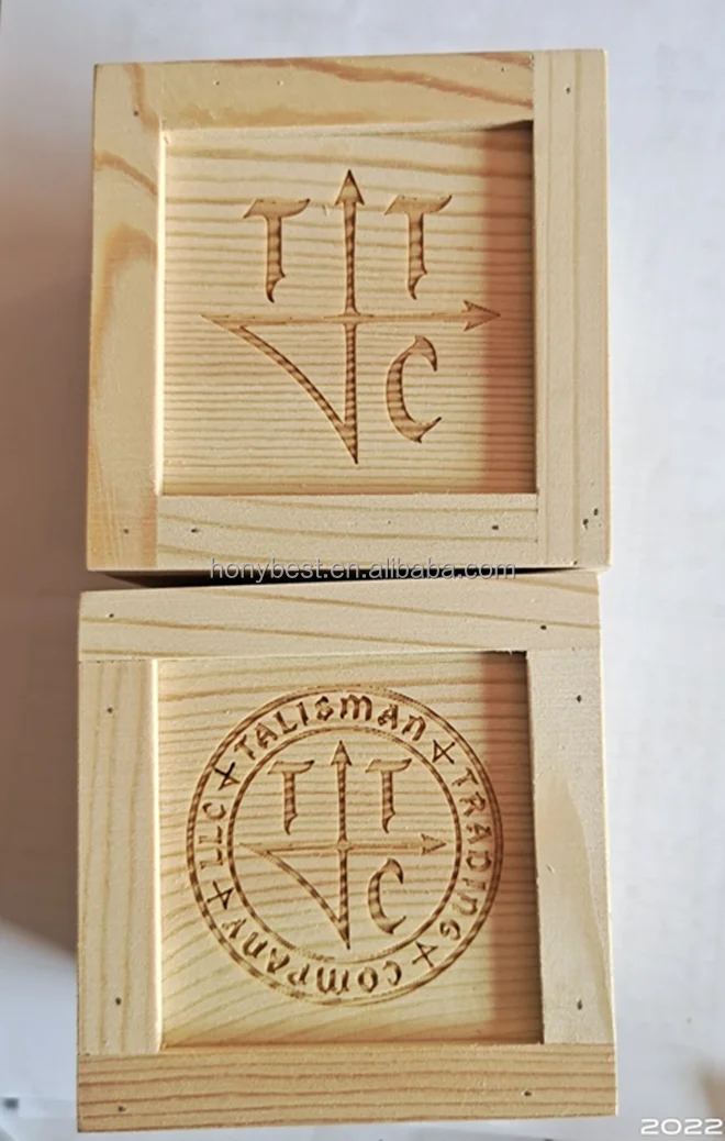 wooden gift crate