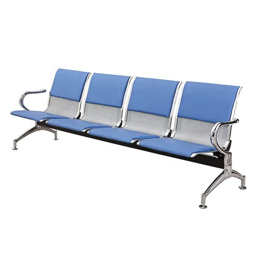 Hospital clinic airport waiting lounge bank 3 4 5 seater waiting room gang seating chair