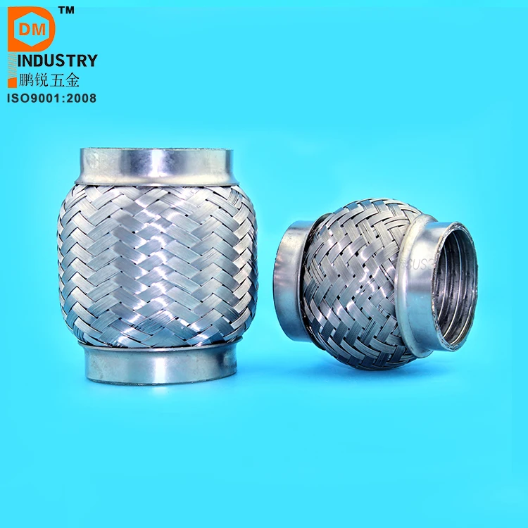 2 Inch Car Stainless steel Systems factory Auto Joint Bellows with Nipple Exhaust Flex Flexible Pipe