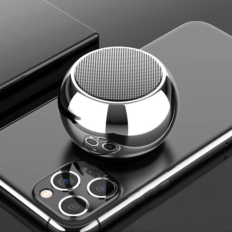 Цветная Bluetooth Колонка M3 круглая маленькая стальная пушка BT5.0 Hifi Бумбокс портативные уличные колонки